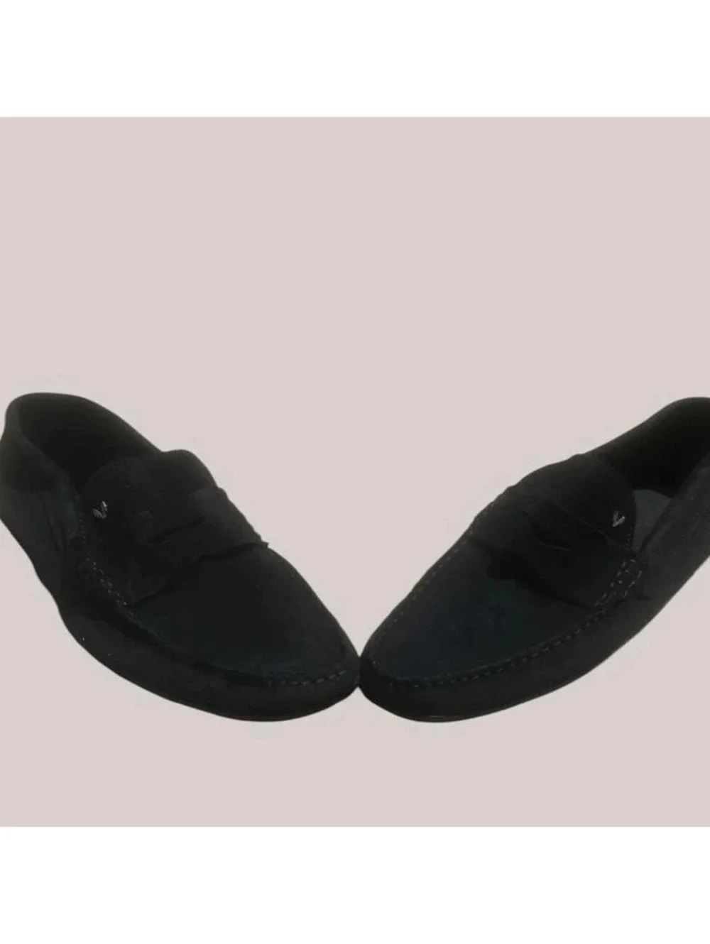 Martinelli 1973 Black Suede Penny Loafers Men’s EU 42 US 9 Shoes